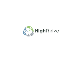 High Thrive logo design by ndaru