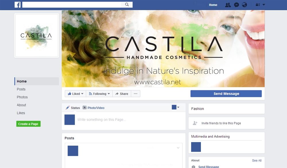 CASTILA HANDMADE COSMETICS logo design by scriotx