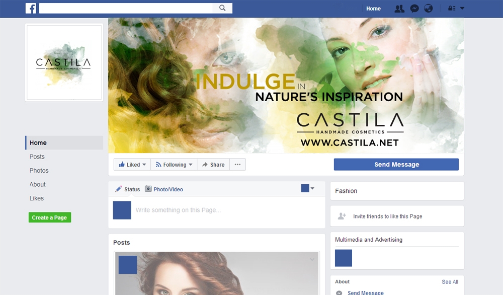 CASTILA HANDMADE COSMETICS logo design by scriotx