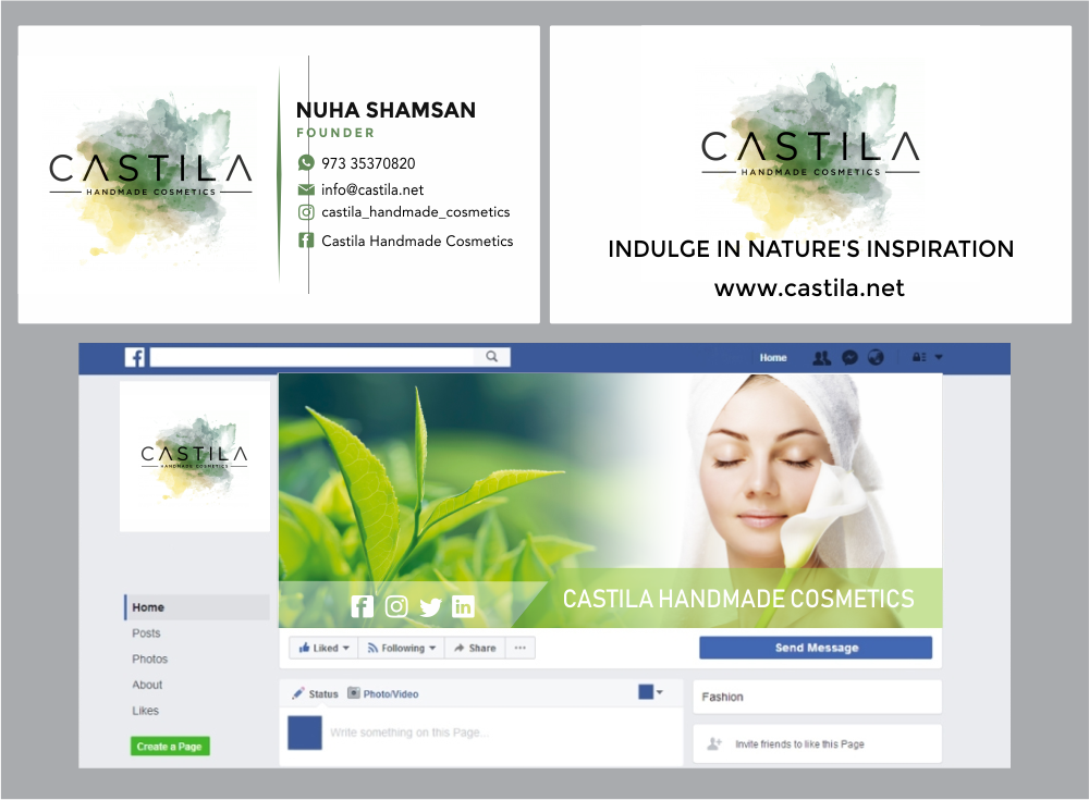 CASTILA HANDMADE COSMETICS logo design by Al-fath