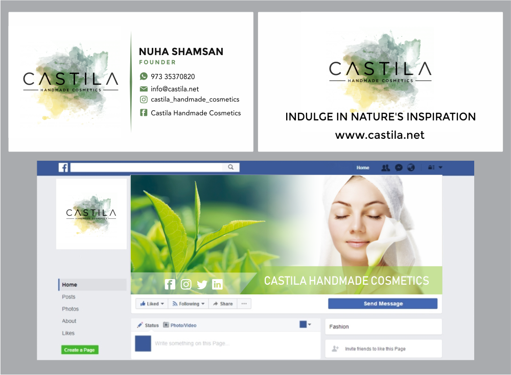 CASTILA HANDMADE COSMETICS logo design by Al-fath