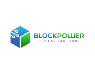 BlockPower Hosting Solution logo design by serprimero