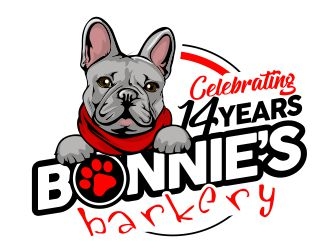 Bonnies Barkery logo design by veron