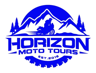 Horizon Moto Tours logo design by ruki