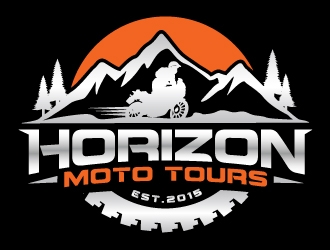 Horizon Moto Tours logo design by ruki