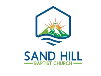 Sand Hill Baptist Church logo design by nikkl