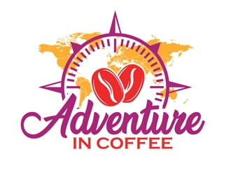 Adventure in Coffee logo design by DreamLogoDesign