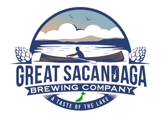 Great Sacandaga Brewing Company logo design by DreamLogoDesign