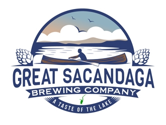 Great Sacandaga Brewing Company logo design by DreamLogoDesign