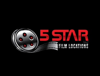 5 Star Film Locations Inc logo design by Suvendu