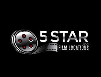 5 Star Film Locations Inc logo design by Suvendu