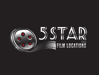 5 Star Film Locations Inc logo design by Suvendu