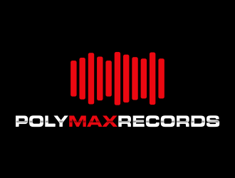 Poly Max Records logo design by tukangngaret