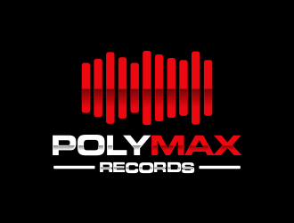 Poly Max Records logo design by tukangngaret