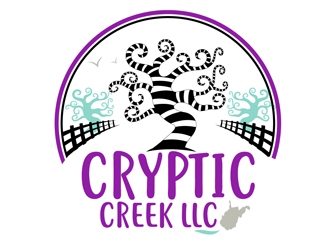 Cryptic Creek, LLC logo design by DreamLogoDesign