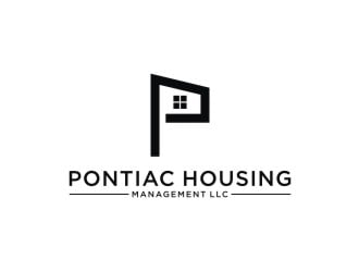 Pontiac Housing Management LLC. logo design by Franky.