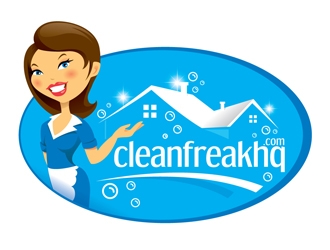 cleanfreakhq.com logo design by logoguy