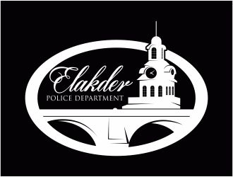 Elkader Police Department logo design by 48art