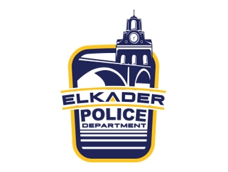 Elkader Police Department logo design by Eliben