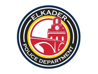 Elkader Police Department logo design by Eliben