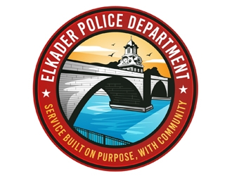 Elkader Police Department logo design by DreamLogoDesign