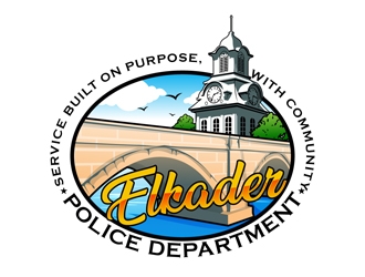 Elkader Police Department logo design by DreamLogoDesign