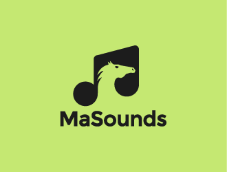 MaSounds logo design by rahppin
