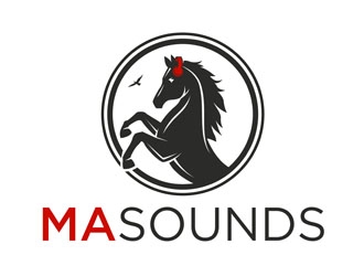MaSounds logo design by CreativeMania