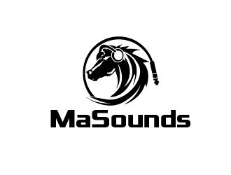 MaSounds logo design by art-design