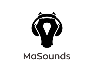 MaSounds logo design by Ibrahim