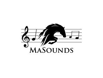 MaSounds logo design by torresace