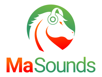 MaSounds logo design by Realistis