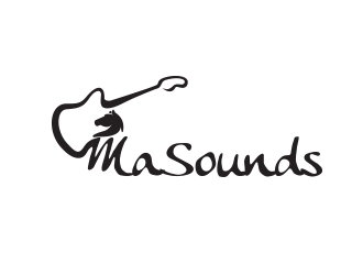 MaSounds logo design by Eliben