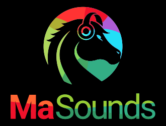 MaSounds logo design by Realistis