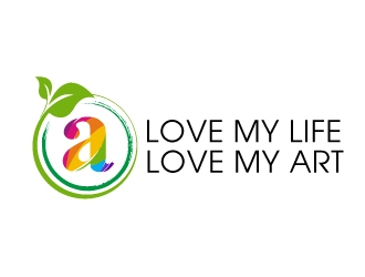 love my life love my art logo design by J0s3Ph
