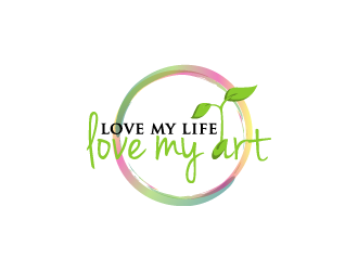 love my life love my art logo design by torresace