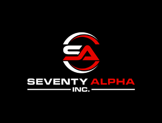 Seventy Alpha, Inc. logo design by johana