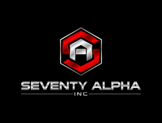 Seventy Alpha, Inc. logo design by pakNton