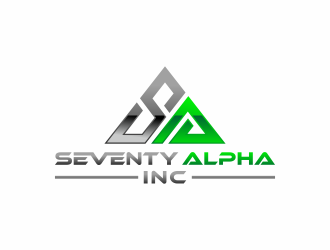 Seventy Alpha, Inc. logo design by hidro