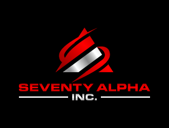 Seventy Alpha, Inc. logo design by mhala