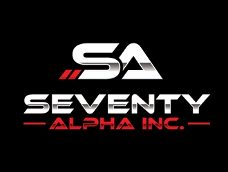 Seventy Alpha, Inc. logo design by logoguy