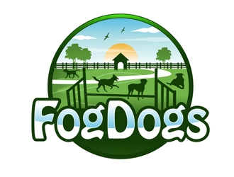 FogDogs logo design by DreamLogoDesign