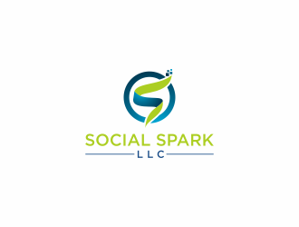 Social Spark LLC logo design by menanagan