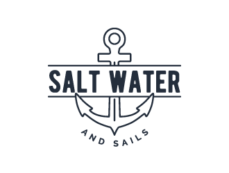 Salt Water and Sails logo design by shadowfax