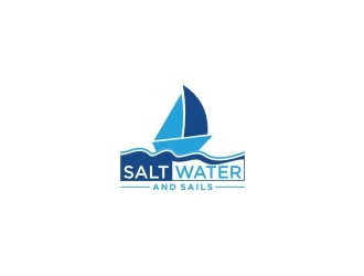 Salt Water and Sails logo design by bricton