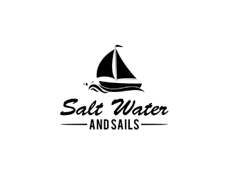 Salt Water and Sails logo design by johana