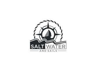 Salt Water and Sails logo design by bricton
