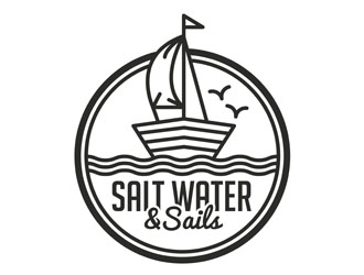 Salt Water and Sails logo design by CreativeMania