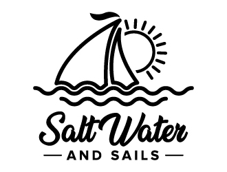 Salt Water and Sails logo design by jaize