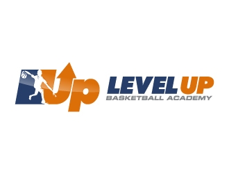 LEVEL UP BASKETBALL ACADEMY logo design by abss